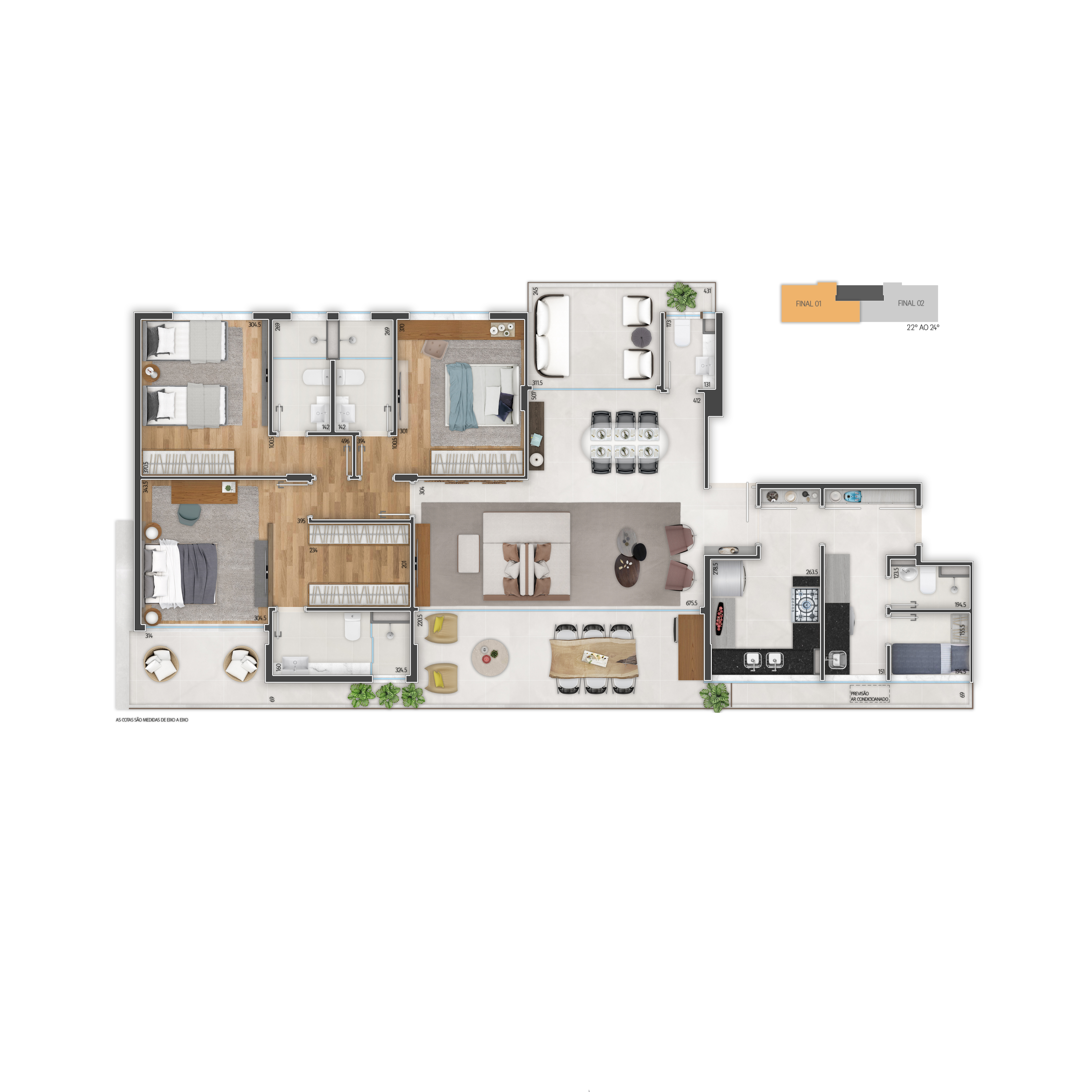 Apartamento Garden